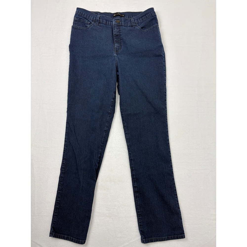 Lee Womens Classic Fit 1889 Straight Leg Jeans Dark Wash Blue Size 14 Long N3